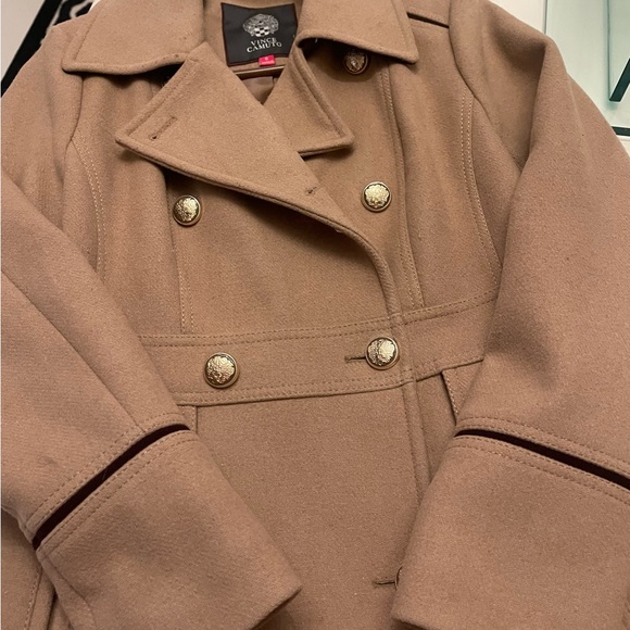 Vince camuto camel winter coat, size small. - Picture 3 of 8